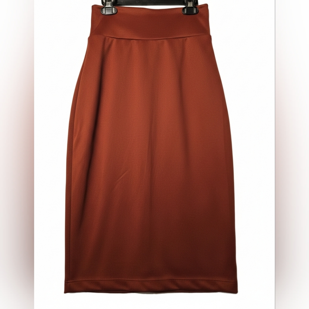 Elegant Rust Women's Skirt